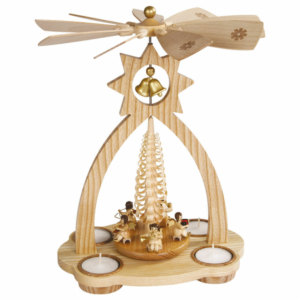 Glockenpyramide für Teelichte, Engel